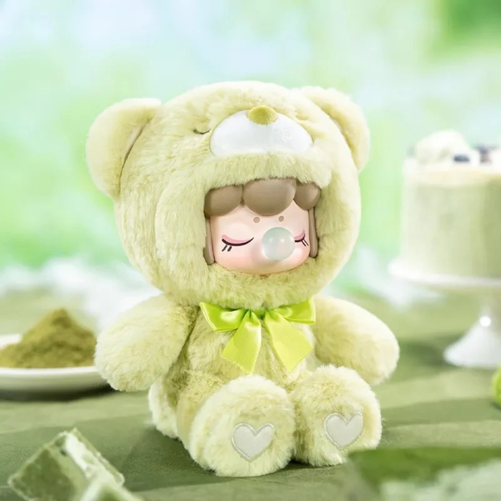 Nanci Colorful Chocolate Cutie Bear Series “Matcha” Plush Teddy Bear Doll 💚🍵